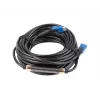 HDMI-kaapeli LANBERG CA-HDMI-20CU-0200-BK — 20 m, HDMI 2.0, 18 Gbit/s, 4K (2160p), 144 Hz, ARC, Ethernet, kullattu