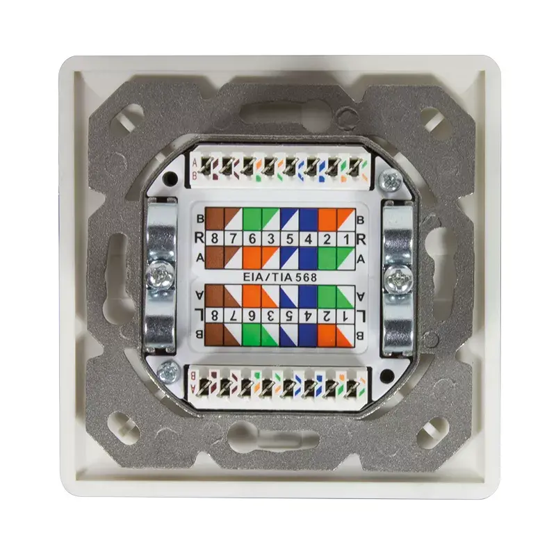 Verkkopistorasia 2 x RJ-45 LogiLink NP0124