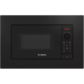 Kalusteisiin asennettava mikroaaltouuni Bosch Serie 2 BFL623MB4 20 L 800 W LED-näyttö musta kiertosäädin