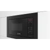 Kalusteisiin asennettava mikroaaltouuni Bosch Serie 2 BFL623MB4 20 L 800 W LED-näyttö musta kiertosäädin