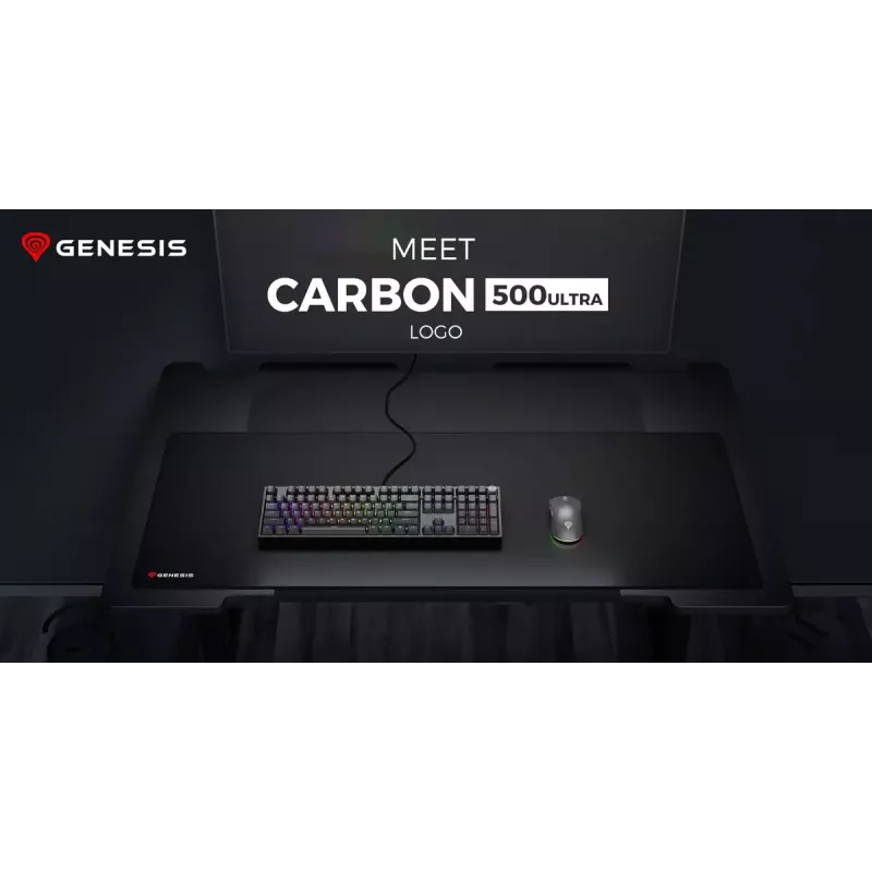 Hiirimatto GENESIS Carbon 500 Ultra Logo
