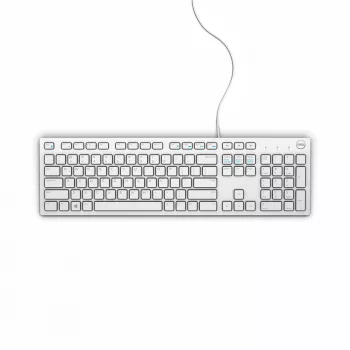 DELL johdollinen näppäimistö - KB216 - US International (QWERTY) - valkoinen