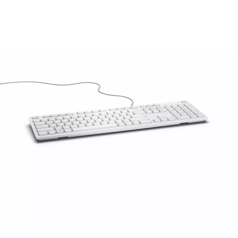 DELL johdollinen näppäimistö - KB216 - US International (QWERTY) - valkoinen