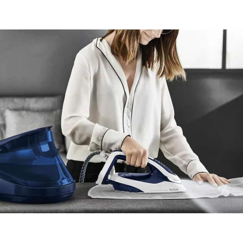 Tefal Pro Express Vision GV9812 3000 W 1,1 L Durilium AirGlide Autoclean silitysrauta sininen, valkoinen