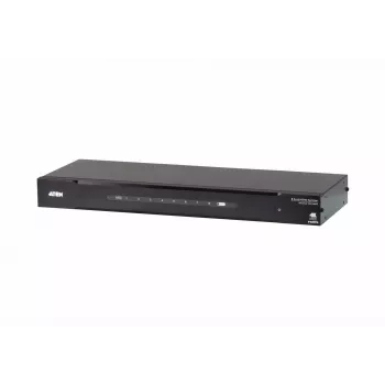ATEN 8-porttinen True 4K HDMI-jakaja, HDMI, 8x HDMI, 4096 x 2160 pikseliä, musta, metalli, 4K Ultra HD