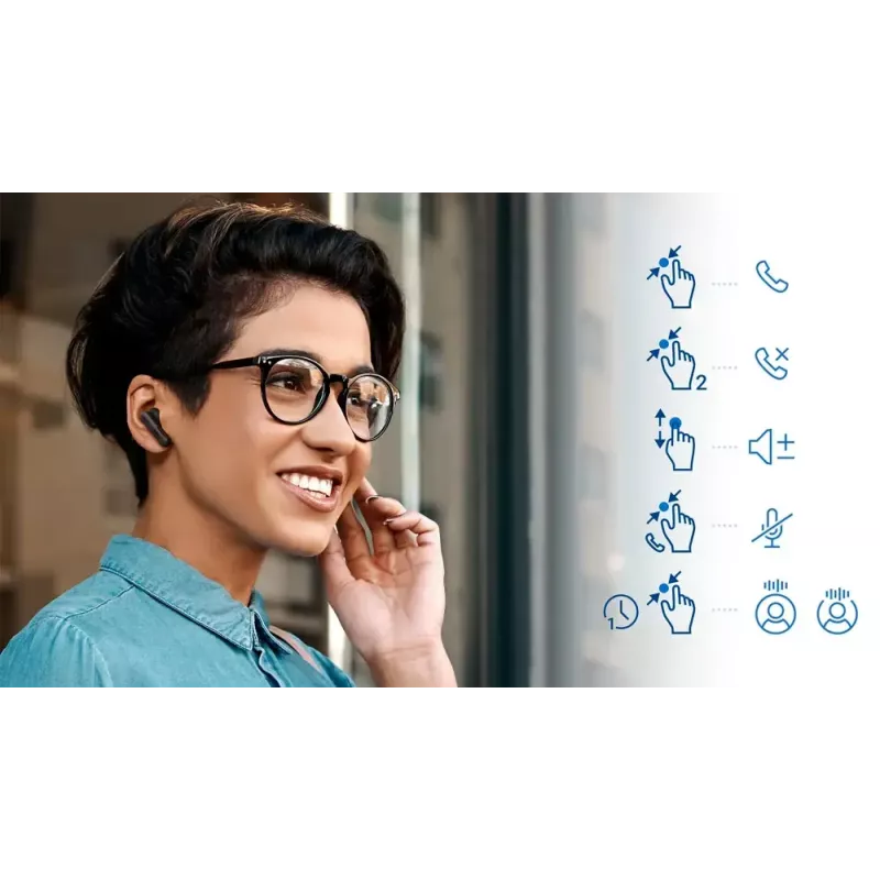 DELL EB525 kuulokkeet True Wireless Stereo (TWS) in-ear puhelut/musiikki Bluetooth musta