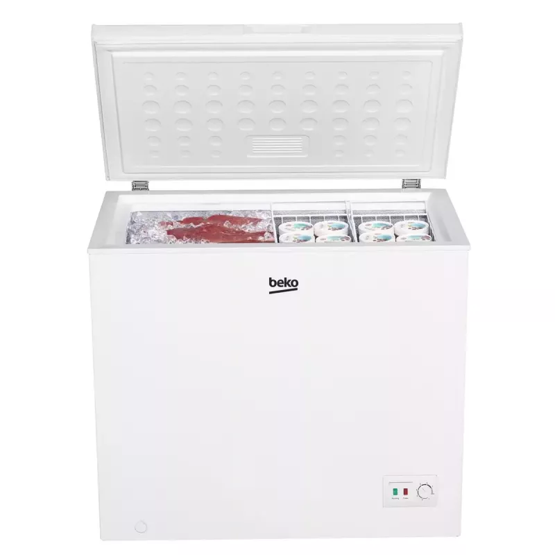 Pakastin BEKO CF200EWN — 198 L, energialuokka E, 40 dB, valkoinen