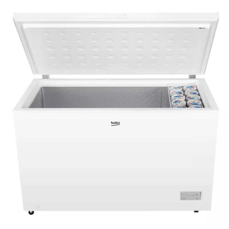 Pakastin BEKO CF380EWN — 371 l, invertterikompressori, luokka E, valkoinen