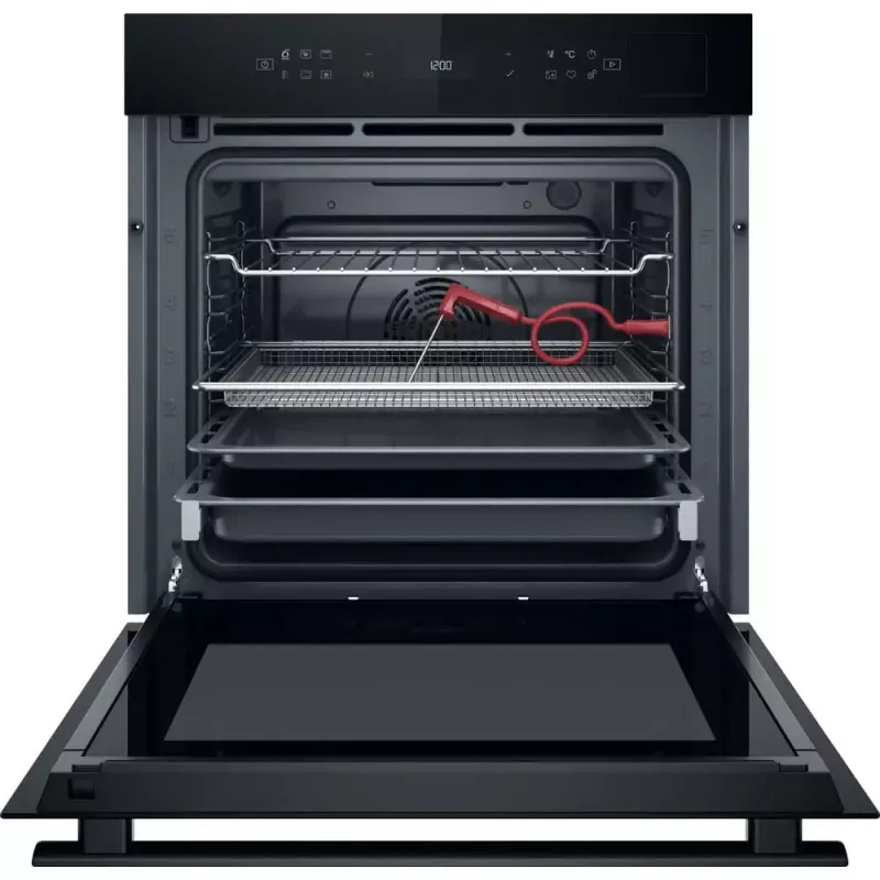 Kalusteisiin asennettava uuni Whirlpool WOI6A8FPT1SBA 73 L sähkö musta kosketusohjaus