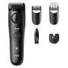 Partakone BRAUN BT5520 — 0,5–20 mm, 40 pituusasetusta, ladattava, 120 min akunkesto, musta