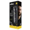 Partakone BRAUN BT5520 — 0,5–20 mm, 40 pituusasetusta, ladattava, 120 min akunkesto, musta