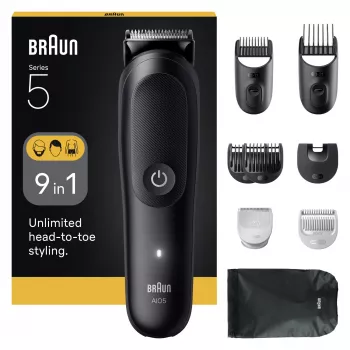 Braun 80789921 hiustenleikkuukone/trimmeri musta 21 litiumioni (Li-Ion)