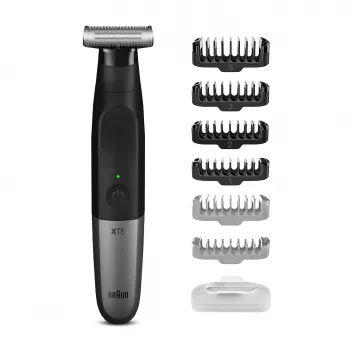 Braun Series X XT5200 -parranajokone trimmeri musta, metallinen