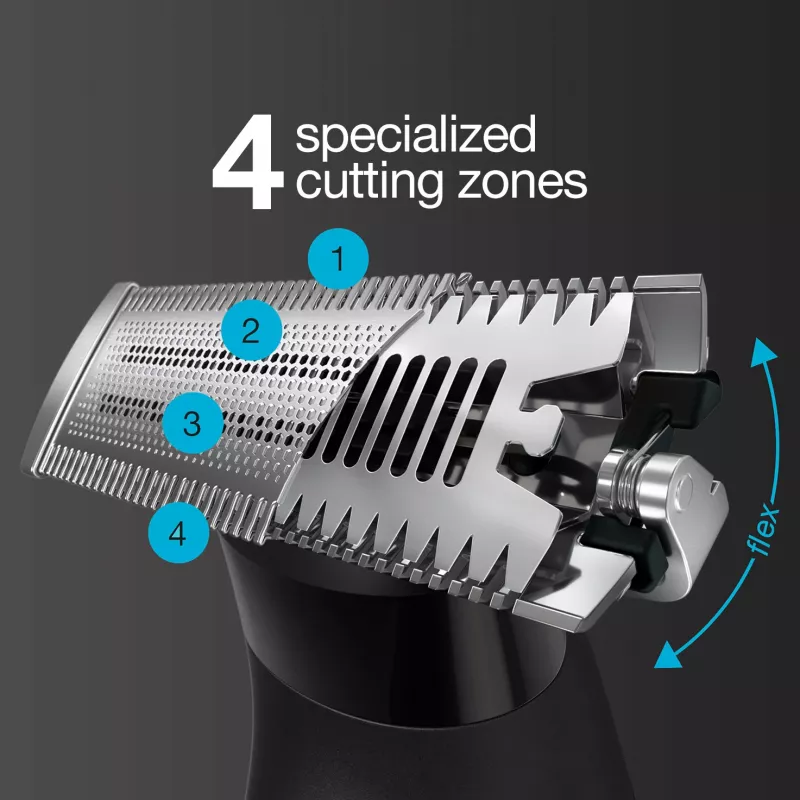 Braun Series X XT5200 -parranajokone trimmeri musta, metallinen