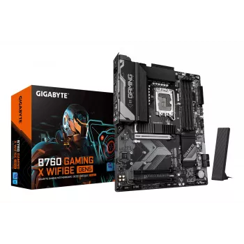 Emolevy GIGABYTE B760 GAMING X WIFI6E GEN5, Intel B760, LGA 1700, ATX, DDR5 enintään 256 GB, PCIe 5.0, Wi-Fi 6E, 2,5 Gb LAN