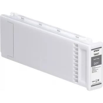 Epson yksittäispakkaus tummanharmaa T800700 UltraChrome PRO 700 ml, tummanharmaa, pigmenttipohjainen muste, 700 ml, 1 kpl