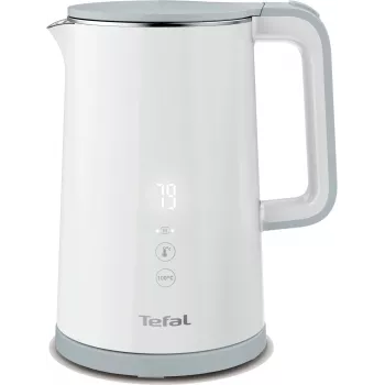 Sähkövedenkeitin Tefal KO6931, 1,5 L, 1800 W, valkoinen, 5 lämpötila-asetusta, lämpimänäpitotoiminto 30 min