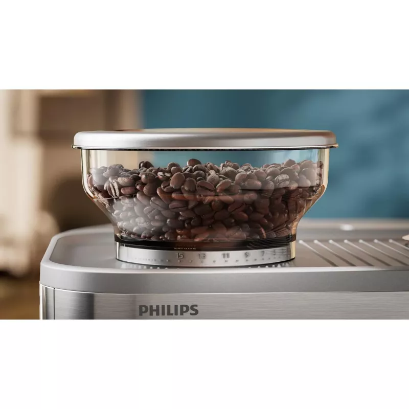 Philips Barista Brew, espressokeitin, 2,3 L, integroitu mylly, 1350 W, musta