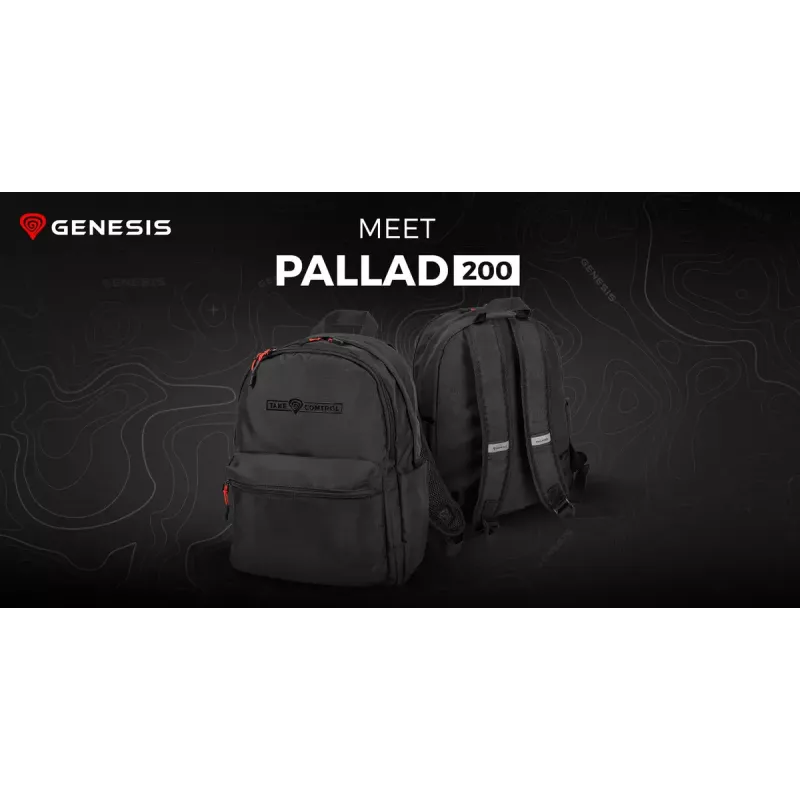 Pelireppu Genesis GENESIS Palladium 200 — musta, polyesteri, 140×280×400 mm