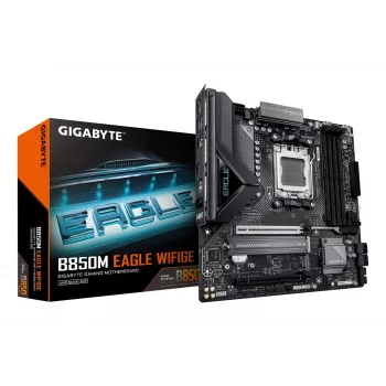 Emolevy GIGABYTE B850M EAGLE WIFI6E Socket AM5 AMD Ryzen 7000/8000/9000, DDR5 jopa 8200MHz (OC), PCIe 5.0, Wi‑Fi 6E, 2.5 GbE