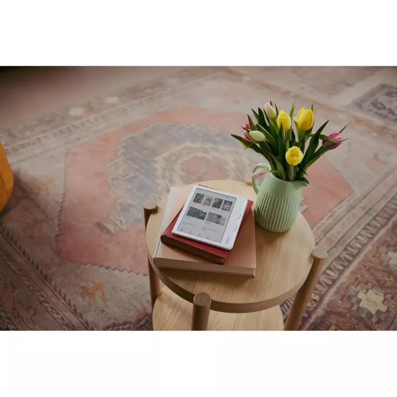 E-kirjan lukulaite Kobo Libra Colour 7 inch E Ink Kaleido, 32 GB, Wi‑Fi, Bluetooth, vedenpitävä, valkoinen