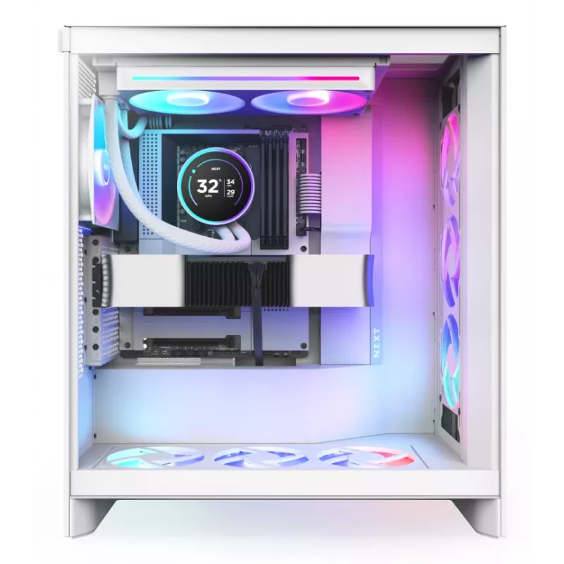 All-in-One-nestekylmä NZXT Kraken Elite 280 RGB 14 cm valkoinen
