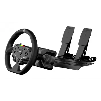 Moza Racing R3 -ratti ja polkimet PC:lle, ohjauspyörä + polkimet, PC, D-Pad, valikkopainike, tilapainike, tauko-/asetuspainike, aloituspainike, digitaalinen, rajoittamaton, suoraveto