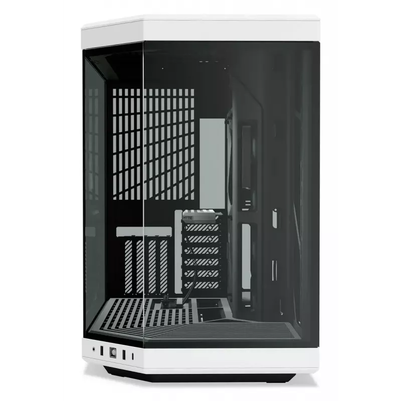 PC-kotelo HYTE Y70 Midi Tower musta, valkoinen