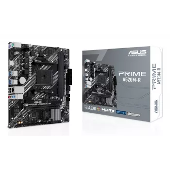 Emolevy ASUS PRIME A520M-R, AMD A520, Sockel AM4, micro ATX