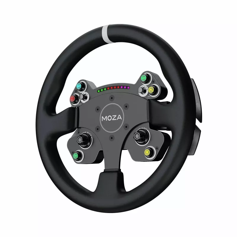 Moza Racing CS V2P Dual Clutch -ratti, ratti, PC, johdollinen, USB, musta, alumiini