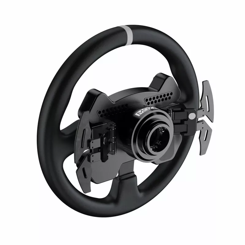 Moza Racing CS V2P Dual Clutch -ratti, ratti, PC, johdollinen, USB, musta, alumiini