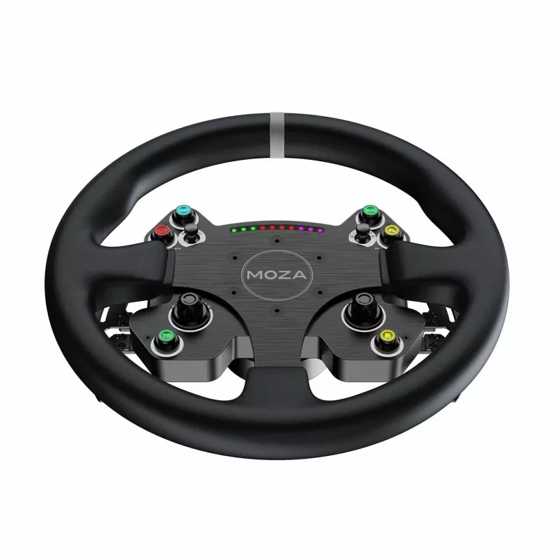 Moza Racing CS V2P Dual Clutch -ratti, ratti, PC, johdollinen, USB, musta, alumiini