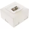 Seinäliitäntärasia InLine Cat.6 2x RJ45 vaakasuora — pinta- tai uppoasennus
