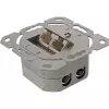 Seinäliitäntärasia InLine Cat.6 2x RJ45 vaakasuora — pinta- tai uppoasennus