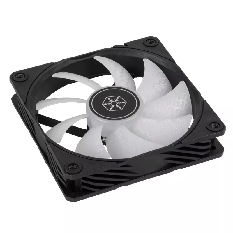 SilverStone Shark Force SST-SF120B-ARGB 120 mm kotelotuuletin, ARGB, musta