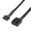 SilverStone Shark Force SST-SF120B-ARGB 120 mm kotelotuuletin, ARGB, musta