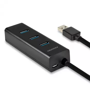 Axagon HUE-S2BP 4x USB 3.0 LATAUSKESKITIN 1,2 m kaapelilla sis. virtalähteen