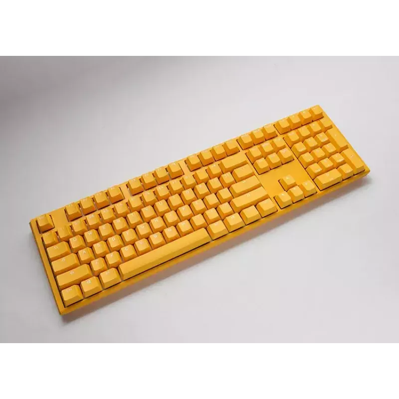 Ducky One 3 keltainen näppäimistö peli USB saksalainen Full-size RGB LED
