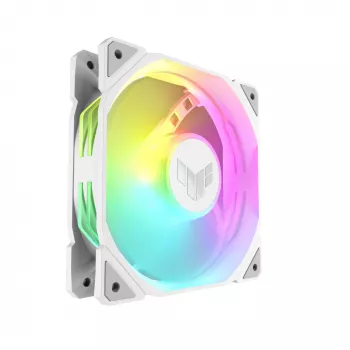 ASUS TUF GAMING TR120 ARGB REVERSE 3IN1 valkoinen tietokonekotelo ilmajäähdytin 12 cm