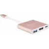 USB-C HDMI-videosovitin SILVERSTONE EP08 (USB-C 3.1, HDMI) pinkki