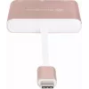 USB-C HDMI-videosovitin SILVERSTONE EP08 (USB-C 3.1, HDMI) pinkki