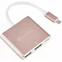 USB-C HDMI-videosovitin SILVERSTONE EP08 (USB-C 3.1, HDMI) pinkki