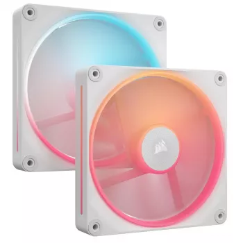 CORSAIR Icue Link Lx140-r RGB 140mm PWM Reverse tuuletin aloituspaketti - valkoinen