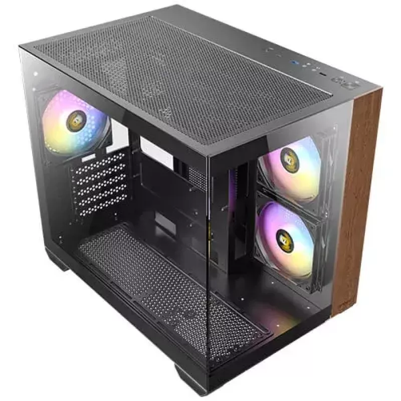 PC-kotelo Antec CX600M Midi Tower musta, puu