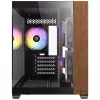 PC-kotelo Antec CX600M Midi Tower musta, puu