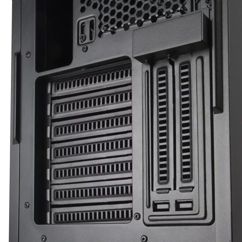 PC-kotelo Silverstone SETA D1 Midi Tower musta