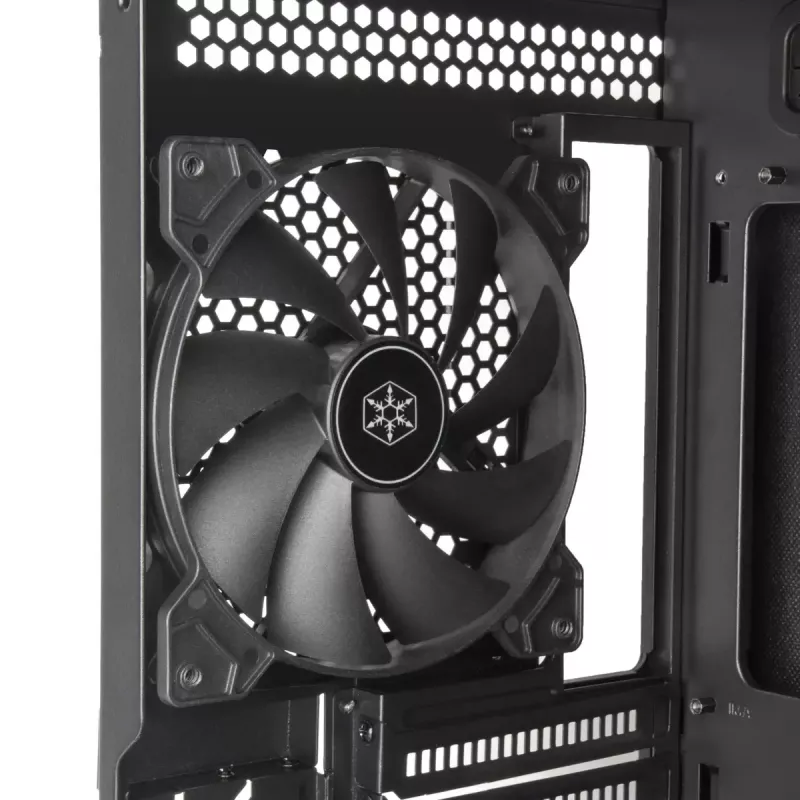 PC-kotelo Silverstone SETA D1 Midi Tower musta