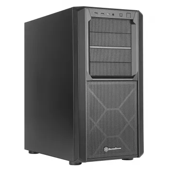 PC-kotelo Silverstone SETA D1 Midi Tower musta