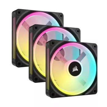 CORSAIR Qx RGB Series Icue Link Qx120 RGB 120 mm magneettinen kupoli-RGB-tuuletin aloituspakkaus