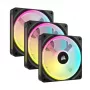 CORSAIR Qx RGB Series Icue Link Qx120 RGB 120 mm magneettinen kupoli-RGB-tuuletin aloituspakkaus
